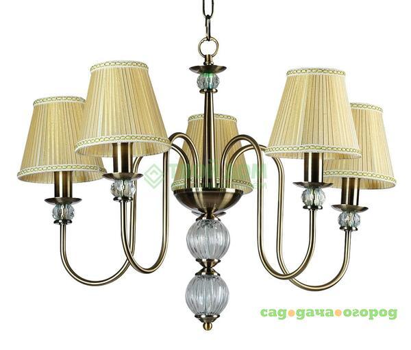 Фото Люстра подвесная IDLamp 826 5-Oldbronze (826/5-OLDBRONZE)