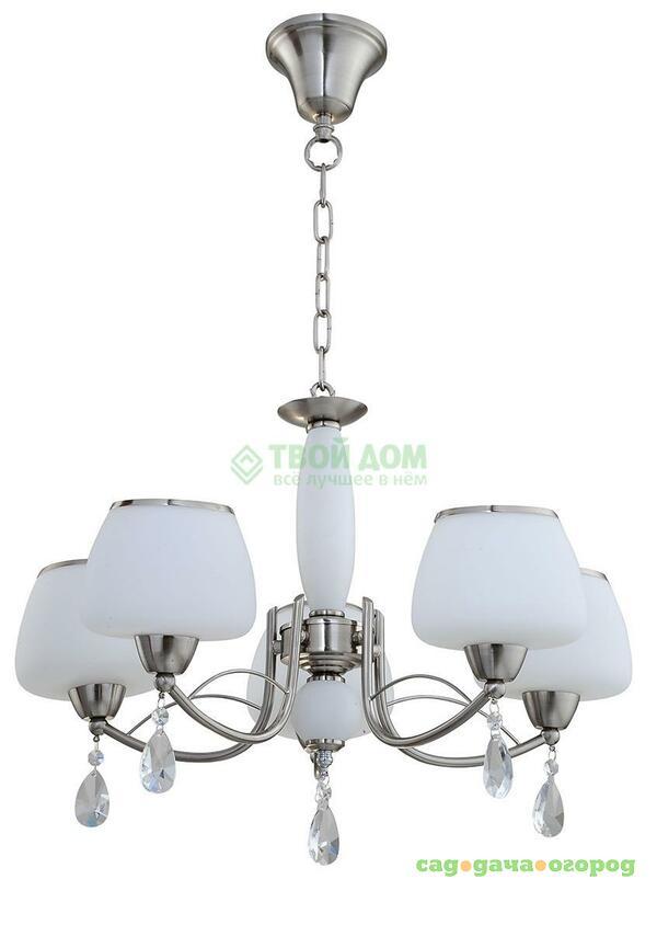 Фото Люстра подвесная IDLamp 829 5-Whitechrome (829/5-Whitechrome)