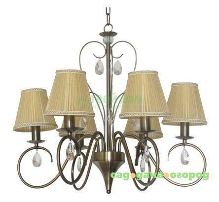 Фото Люстра подвесная IDLamp 840 6-Oldbronze (840/6-Oldbronze)