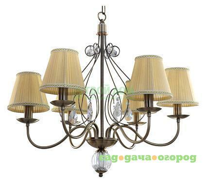 Фото Люстра подвесная IDLamp 809 6-Oldbronze (809/6-Oldbronze)