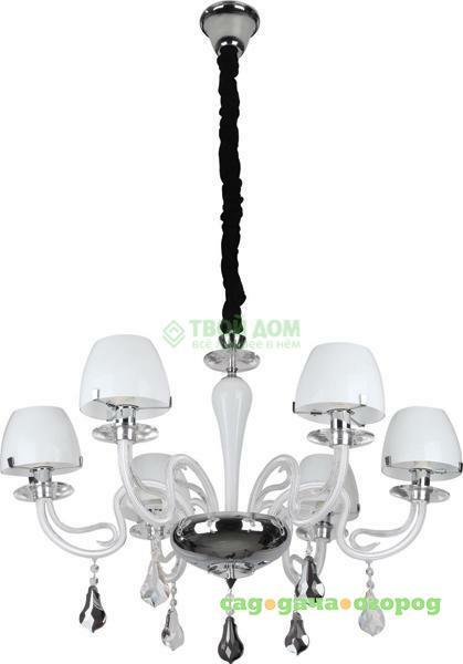 Фото Люстра подвесная IDLamp 489/6-White (489/6-WHITE)