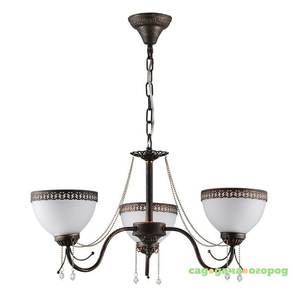 Фото Подвесная люстра ID Lamp Сhiacchierino 557/3-Blackpatina