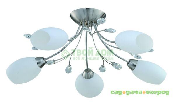 Фото Люстра потолочная IDLamp 834 5PF-Whitechrome (834/5PF-Whitechrome)