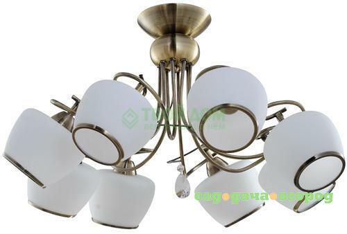 Фото Люстра потолочная IDLamp 802/8PF Oldbronze