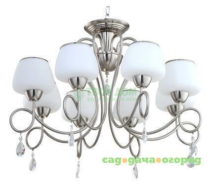 Фото Люстра потолочная IDLamp 857 8PF-Whitechrome (857/8PF-Whitechrome)