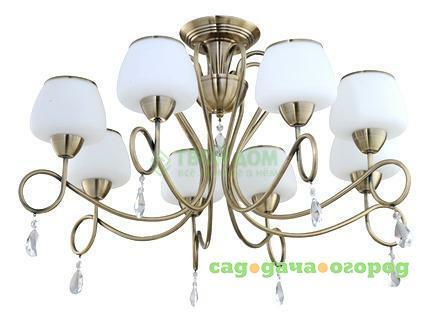 Фото Люстра потолочная IDLamp 857/8PF-Oldbronze