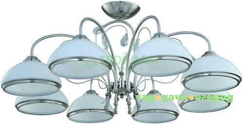 Фото Люстра потолочная IDLamp 827 8PF-Whitechrome (827/8PF-Whitechrome)