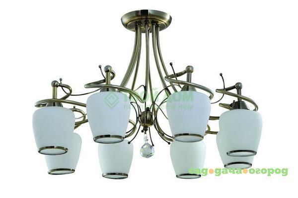 Фото Люстра потолочная IDLamp 800/8PF Oldbronze