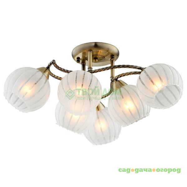 Фото Потолочный светильник IDLamp 244/6PF-Oldbronze