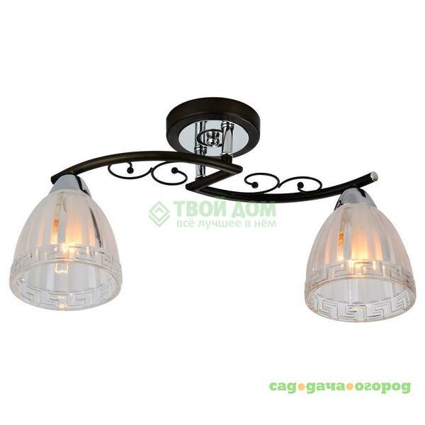 Фото Потолочный светильник IDLamp 232/2PF-Blackchrome