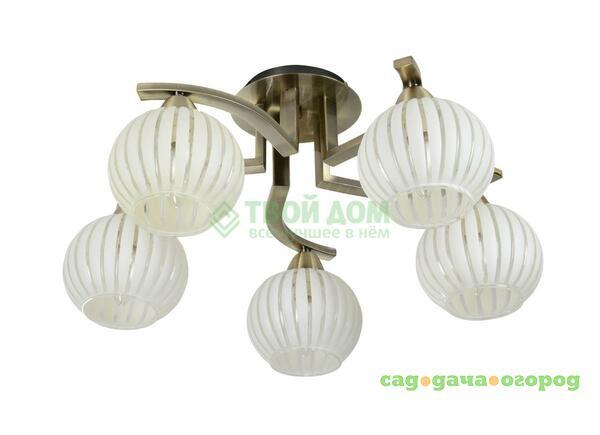 Фото Люстра потолочная IDLamp (863/5PF-OLDBRONZE)