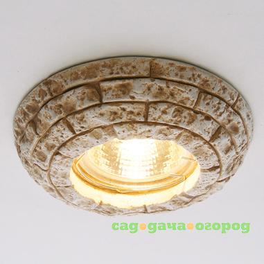 Фото Светильник бежевый гипс mr16 Ambrella light D2940 BG
