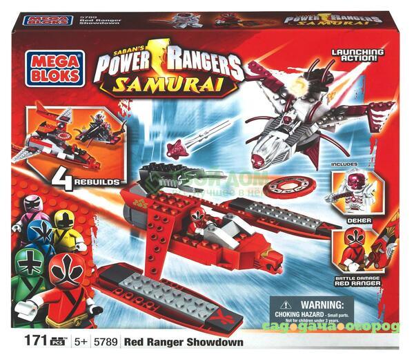 Фото Конструктор Mega Bloks Power Rangers Набор Поединок (красный) 05789 (05789)