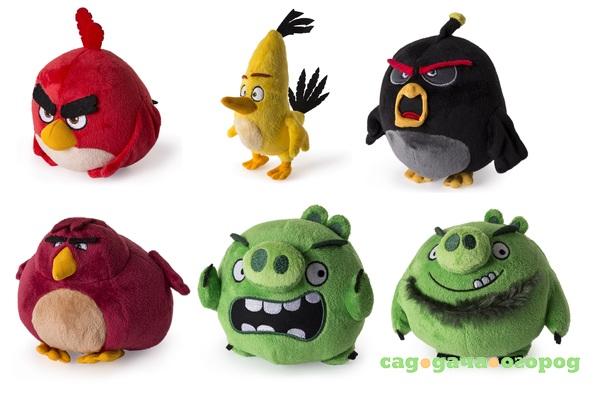 Фото Игрушка Angry Birds плюшевая птичка 13см