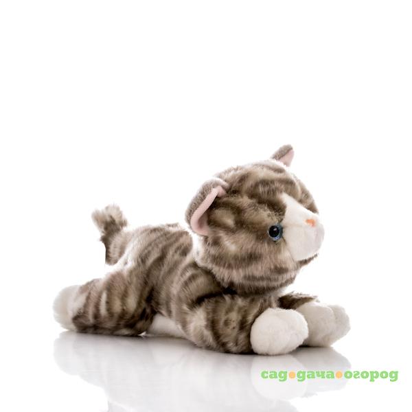 Фото AURORA Игрушка мягкая Котенок серый 28 см