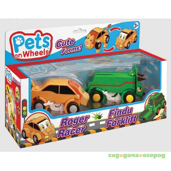 Фото Набор 2 фигурки Pets on wheels D179002-3850