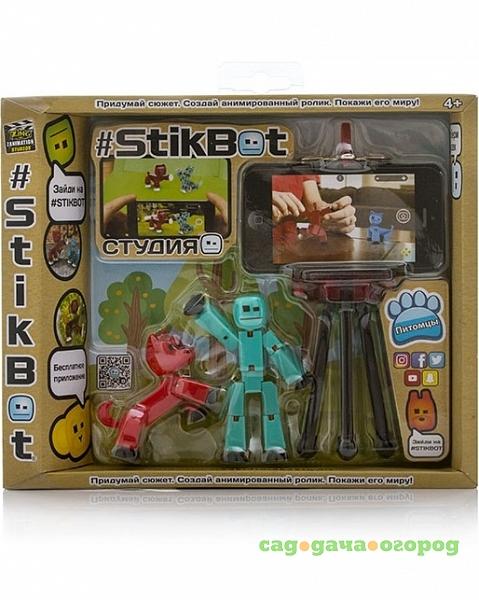 Фото Игрушка stikbot студия с питомцем