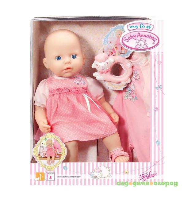 Фото Игрушка my first Baby Annabell Кукла с допол.набором одежды, 36 см, кор.
