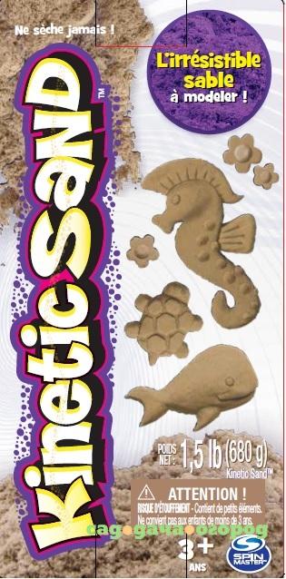 Фото Песок для лепки Kinetic Sand. 680 грамм, коричневый.