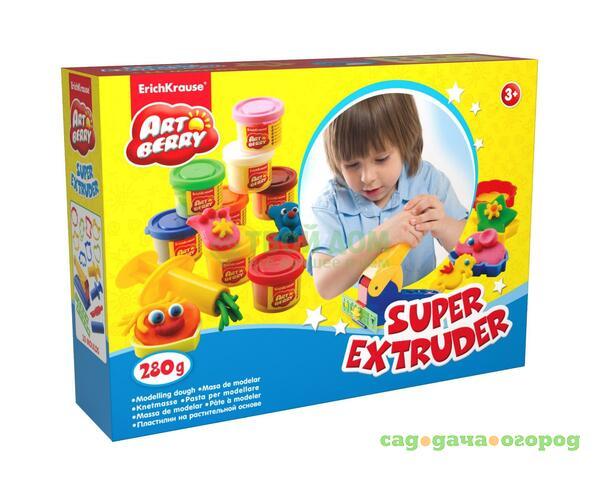 Фото Набор для творчества Erich Krause Super Extruder Playset пластилин на раст основе
