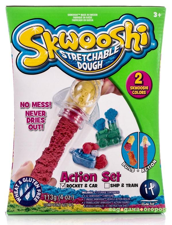 Фото Набор для творчества Skwooshi c формочками и массой для лепки