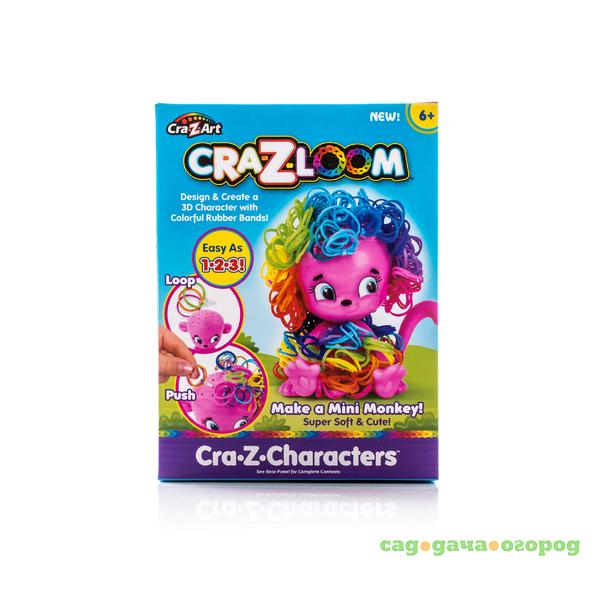 Фото CRA-Z-LOOM Набор для творчества - фигурка Обезьянка+ цветные резиночки
