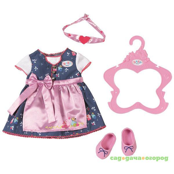 Фото Игрушка baby born платье с передником Zapf 824-504