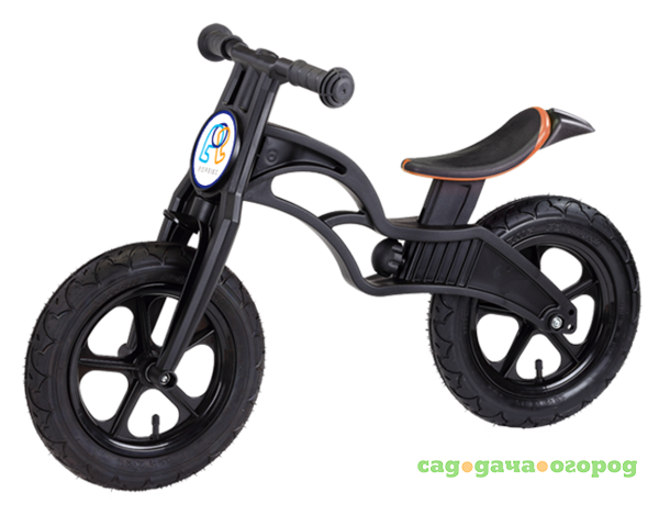 Фото Беговел детский pop bike flash (SM-300-2-BLACK) черный