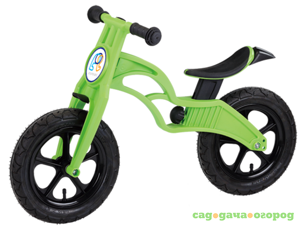 Фото Беговел детский pop bike flash (SM-300-1-GREEN) зеленый