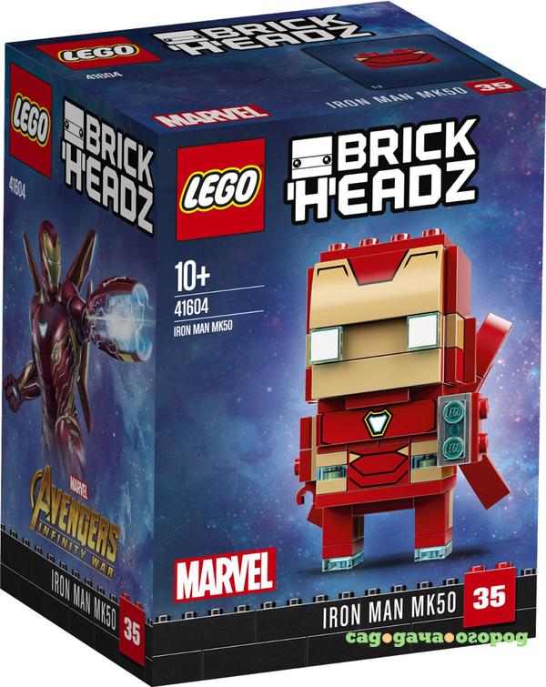 Фото Конструктор LEGO BrickHeadz Железный человек