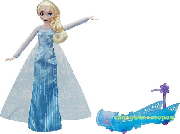 Фото Кукла Hasbro Эльза и ледяные санки 28 см