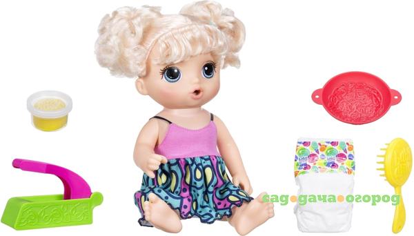 Фото Кукла Hasbro Baby Alive Малышка и лапша 33 см