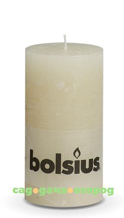 Фото Свеча Bolsius rustic ivory 13х6.8 см