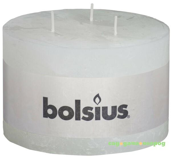 Фото Свеча Bolsius rustic white 9х14 см