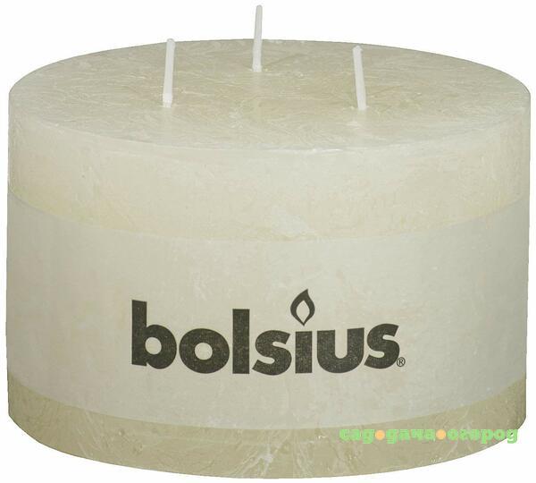 Фото Свеча Bolsius rustic ivory 9х14 см