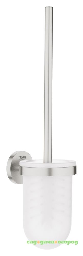 Фото Туалетный ершик GROHE Essentials в комплекте, суперсталь (40374DC1)