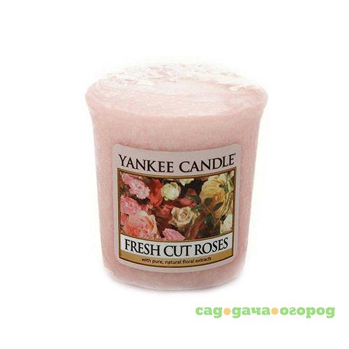 Фото Аромасвеча для подсвечника Yankee candle Свежесрезанные розы 49 г