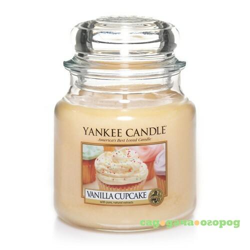 Фото Ароматическая свеча Yankee candle средняя Ванильный кекс 411 г