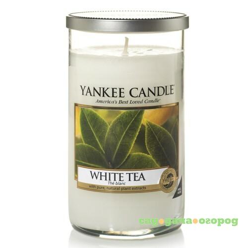 Фото Ароматическая свеча Yankee candle средняя Белый чай 340 г