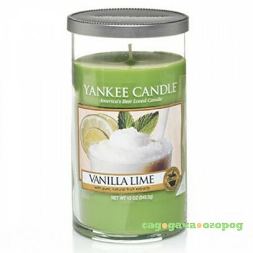 Фото Ароматическая свеча Yankee candle средняя Ваниль и лайм 340 г