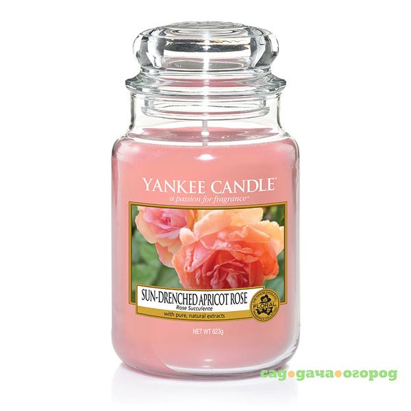 Фото Ароматическая свеча Yankee candle большая Персиковая роза 623 г