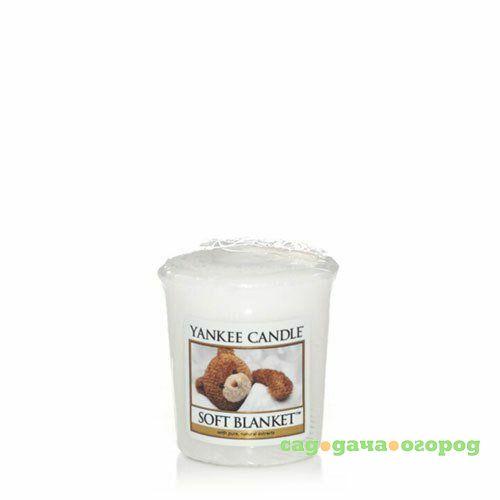 Фото Аромасвеча для подсвечника Yankee candle Мягкое одеяло 49 г