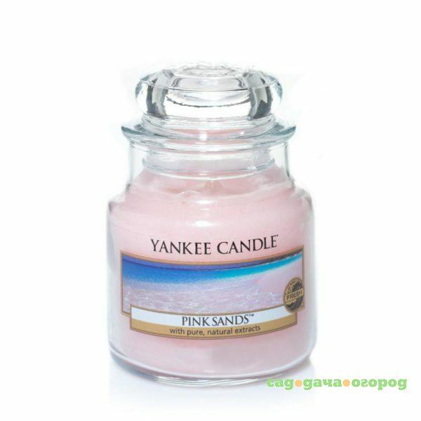 Фото Ароматическая свеча Yankee candle маленькая Розовые пески 104 г