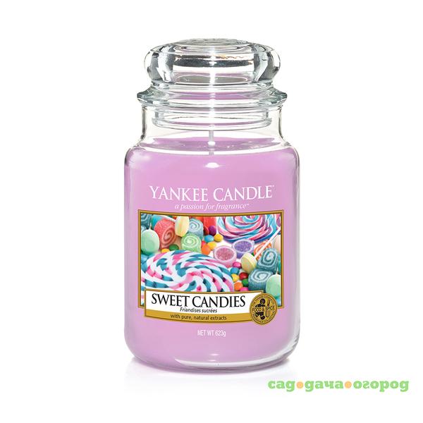 Фото Ароматическая свеча Yankee candle большая Леденцы 623 г