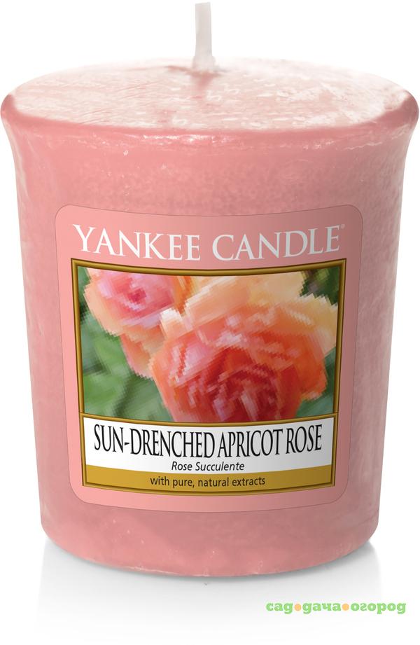 Фото Аромасвеча для подсвечника Yankee candle Персиковая роза 49 г