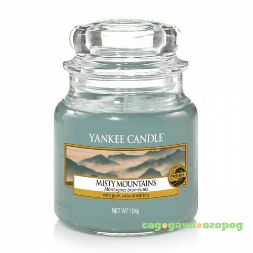 Фото Ароматическая свеча Yankee candle маленькая Туманные горы 104 г