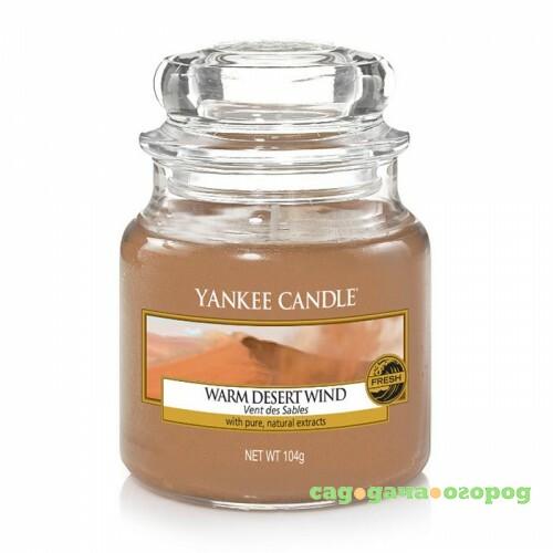 Фото Ароматическая свеча Yankee candle маленькая Теплый ветер пустыни 104 г