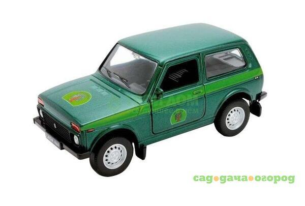 Фото Машинка Welly LADA 4x4 ЛесоохранаGreen (42386FC)