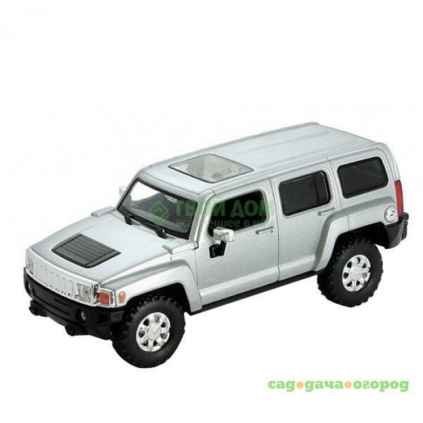 Фото Машинка Welly Hummer H3 Silver (39887)