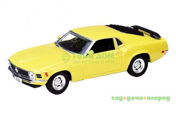 Фото Машинка Welly 1970 Ford Mustang Boss 302 1:34-1:39 (49767)